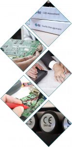 value added manufacturing services ISO 13485 quality pcb board hands in a meeting engineering ce marking