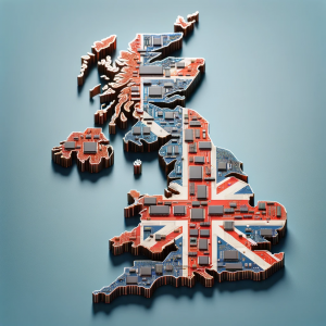 UK Manufacturing map electronic components across the uk